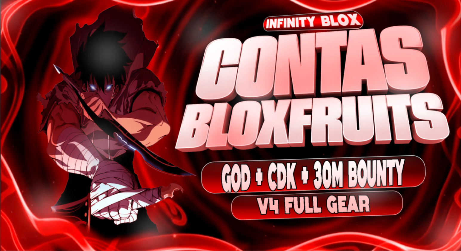 「🥷」GOD + CDK + 30M Bounty + V4 Full Gear